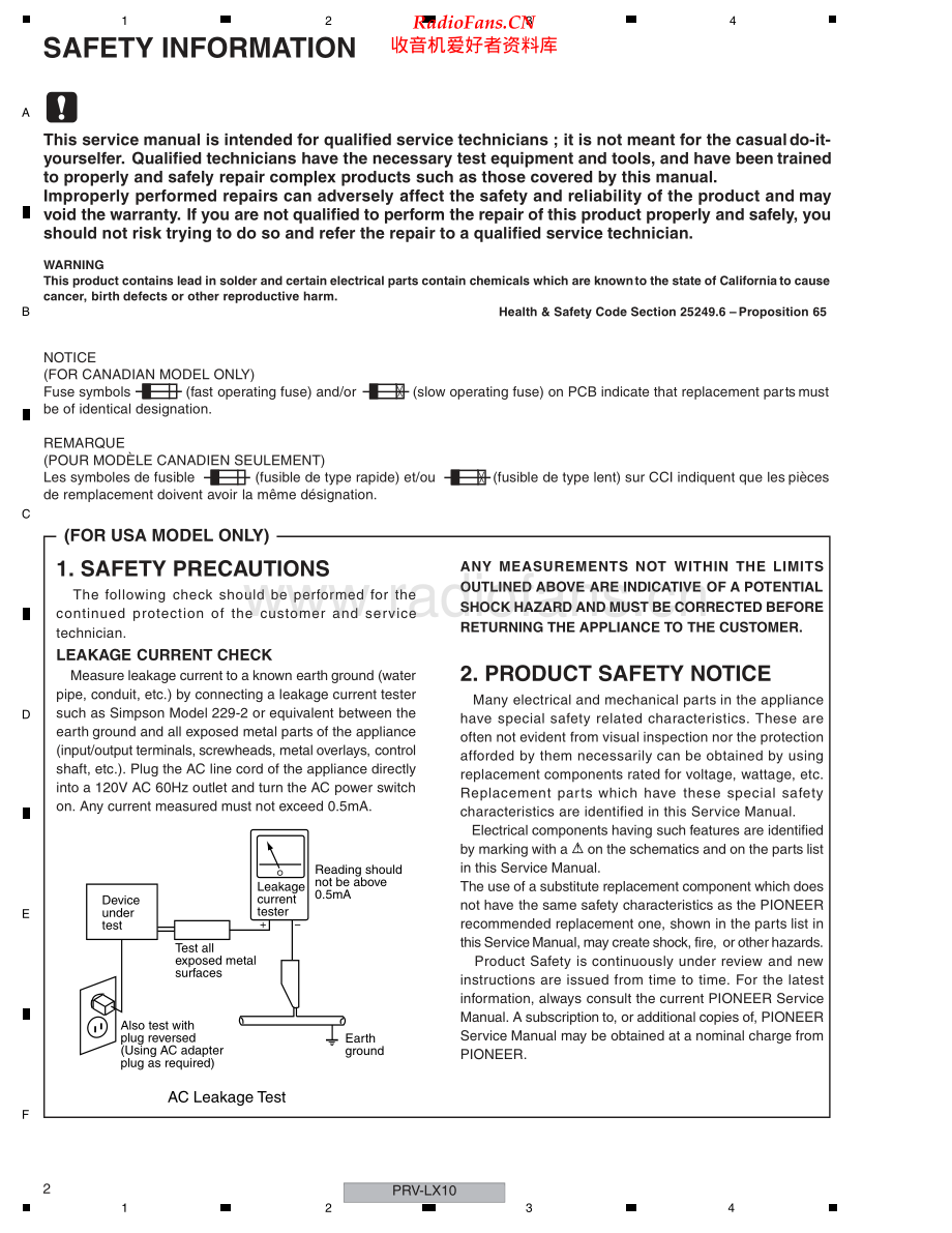 Pioneer-PRVLX10-dvd-sm 维修电路原理图.pdf_第2页