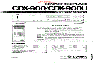 Yamaha-CDX900-cd-sm 维修电路原理图.pdf