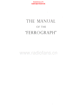 Ferguson-Ferrograph4A-tape-sm维修电路原理图.pdf