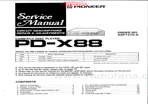 Pioneer-PDX88-cd-sm 维修电路原理图.pdf