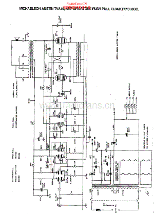 MichaelsonAustin-TVA10-pwr-sch 维修电路原理图.pdf