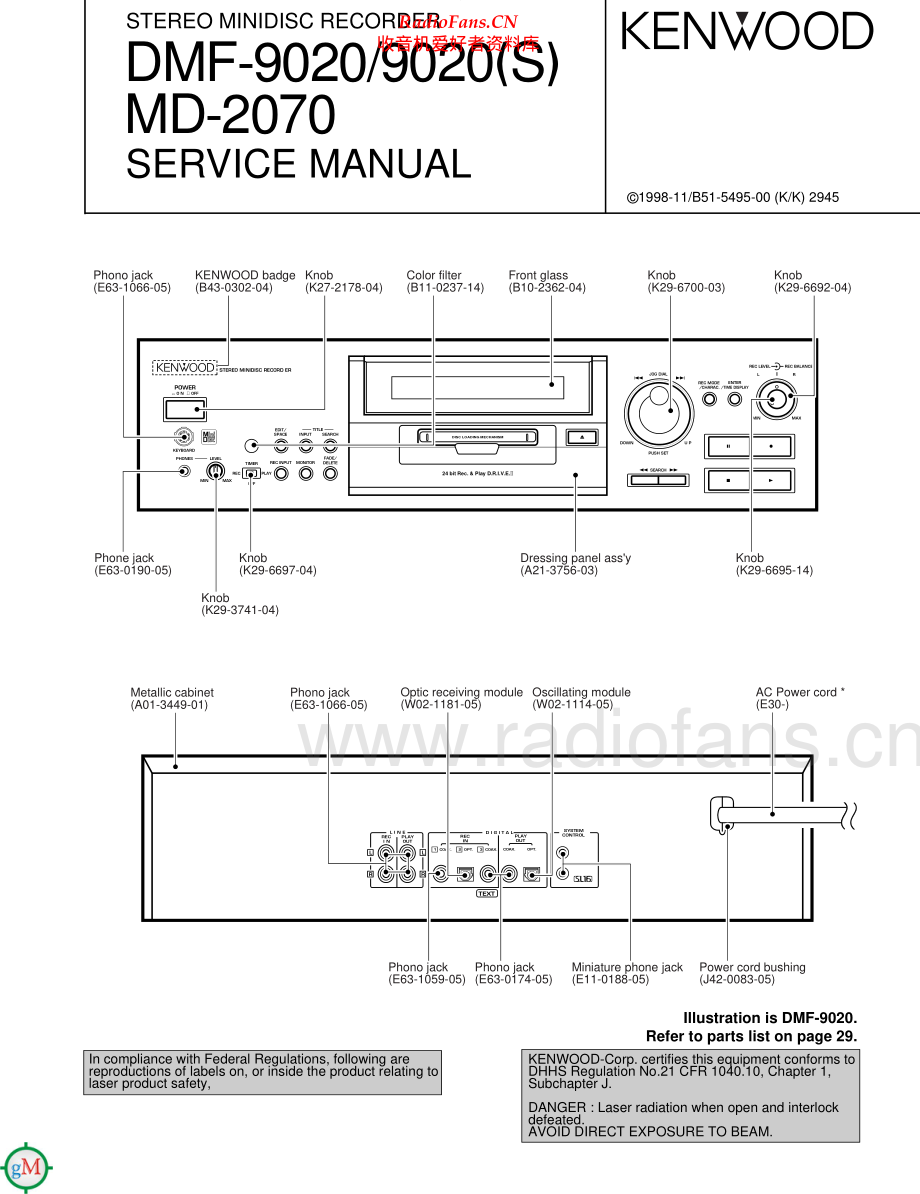Kenwood-DMF9020-md-sm 维修电路原理图.pdf_第1页