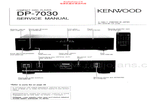 Kenwood-DP7030-cd-sm 维修电路原理图.pdf