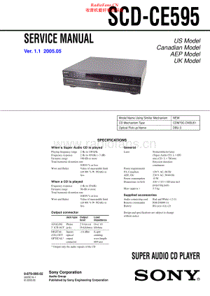 Sony-SCDCE595-sacd-sm 维修电路原理图.pdf