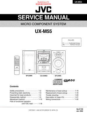 JVC-UXM55-cs-sm 维修电路原理图.pdf