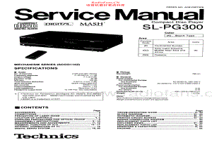 Technics-SLPG300-cd-sm 维修电路原理图.pdf