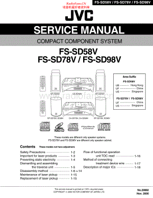 JVC-FSSD98V-cs-sm 维修电路原理图.pdf
