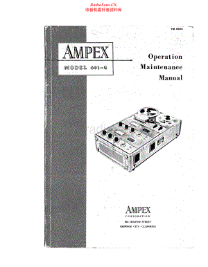 Ampex-601_2-tape-sm维修电路原理图.pdf