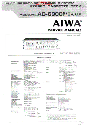 Aiwa-AD6900MKII-tape-sm维修电路原理图.pdf