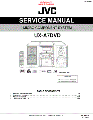 JVC-UXA7DVD-cs-sm 维修电路原理图.pdf