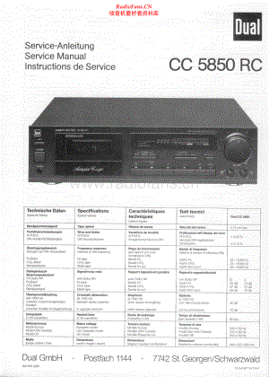 Dual-CC5850RC-tape-sm维修电路原理图.pdf
