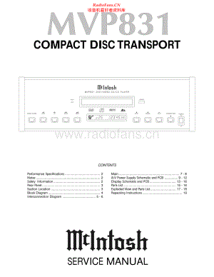 McIntosh-MVP831-cd-sm 维修电路原理图.pdf