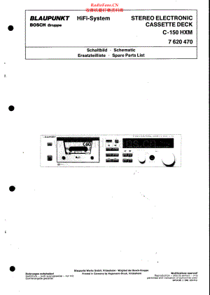 Blaupunkt-C150HXM-tape-sm维修电路原理图.pdf