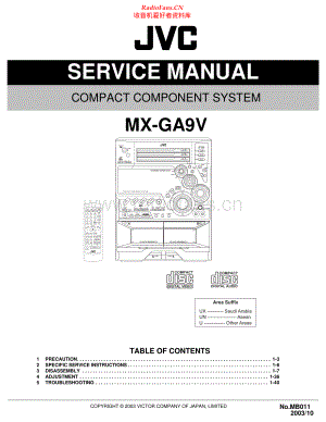 JVC-MXGA9V-cs-sm 维修电路原理图.pdf