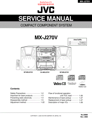 JVC-MXJ270V-cs-sm 维修电路原理图.pdf