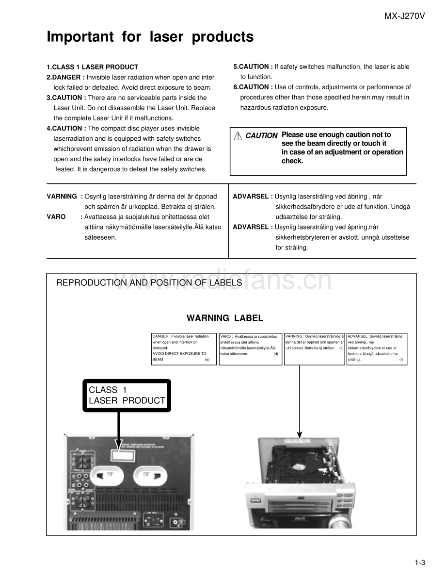 JVC-MXJ270V-cs-sm 维修电路原理图.pdf_第3页