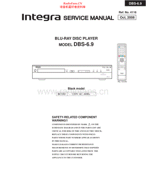 Integra-DBS6_9-cd-sm 维修电路原理图.pdf