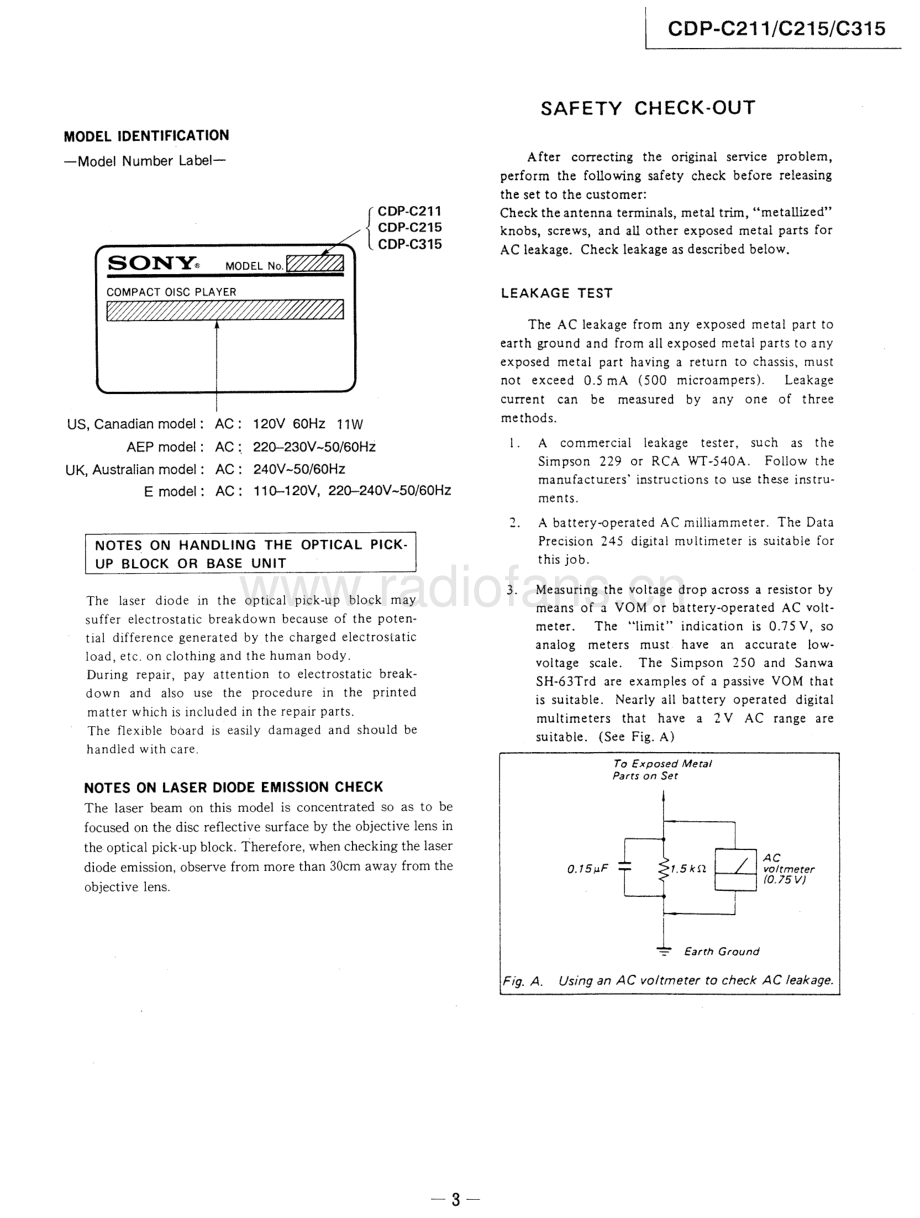 Sony-CDPC211-cd-sm 维修电路原理图.pdf_第3页