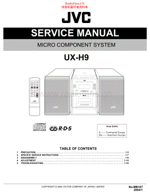 JVC-UXH9-cs-sm 维修电路原理图.pdf
