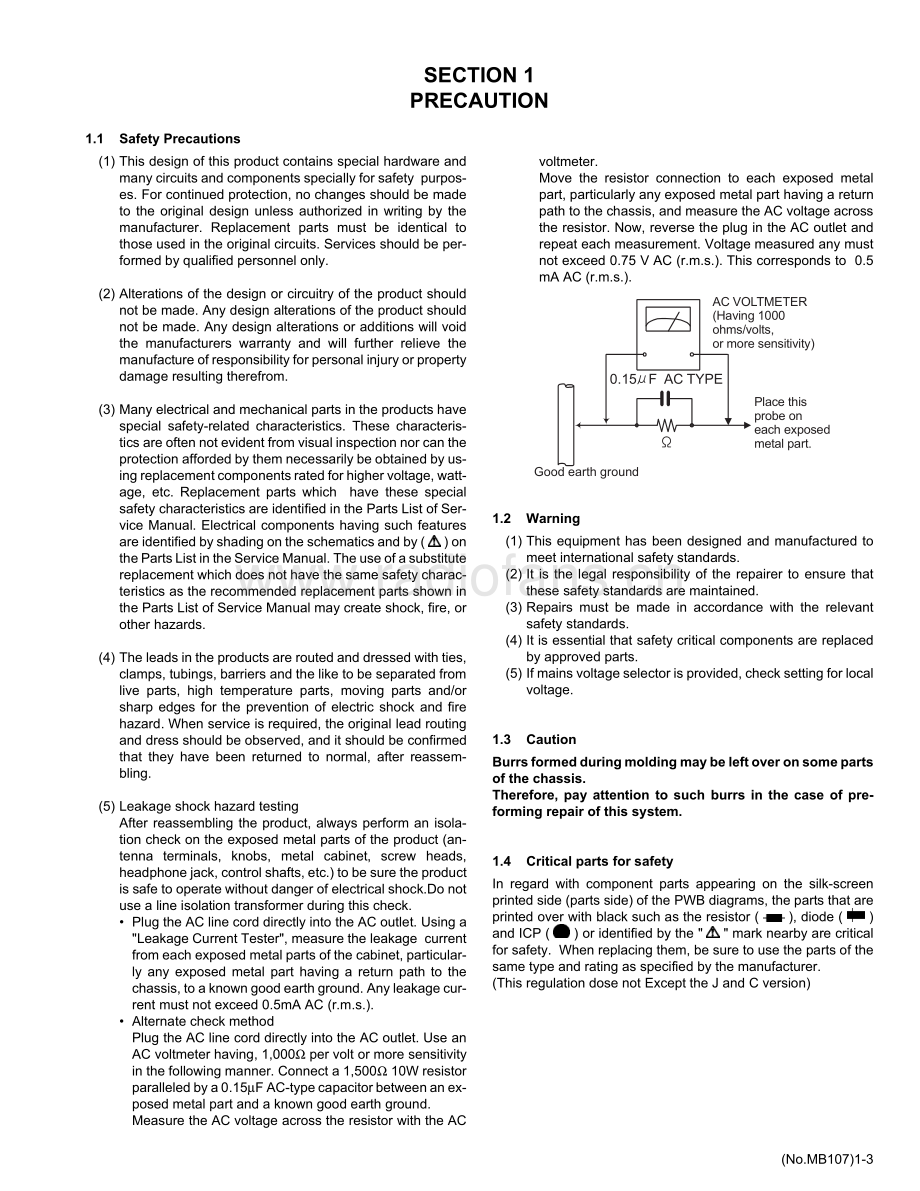JVC-UXH9-cs-sm 维修电路原理图.pdf_第3页