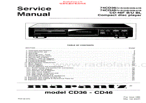 Marantz-CD46-cd-sm 维修电路原理图.pdf