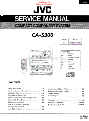 JVC-CAS300-cs-sm 维修电路原理图.pdf