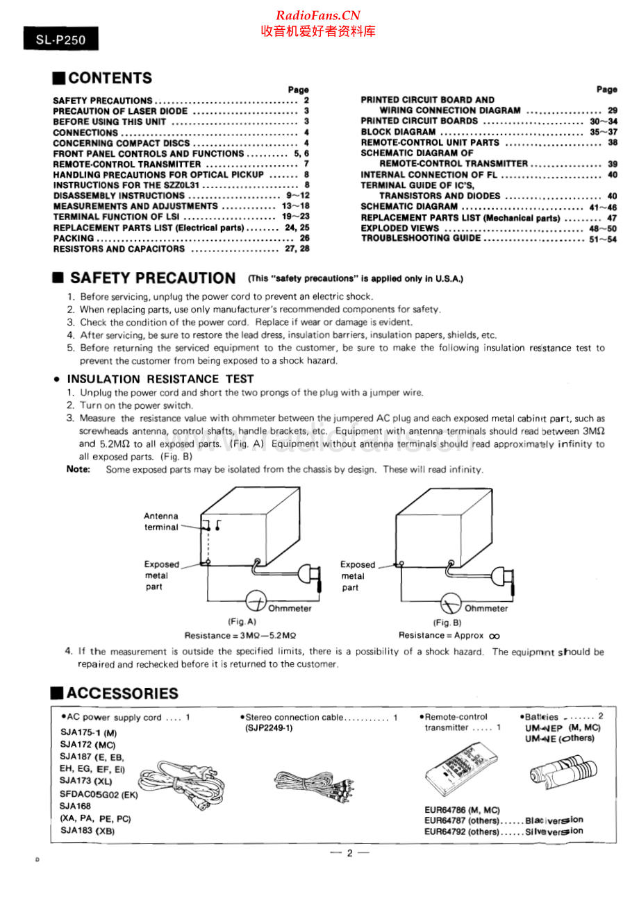 Technics-SLP250-cd-sm 维修电路原理图.pdf_第2页