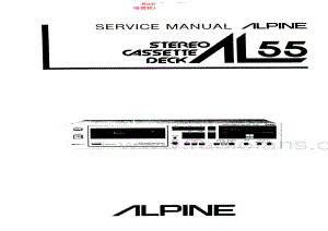 Alpine-AL55-tape-sm维修电路原理图.pdf