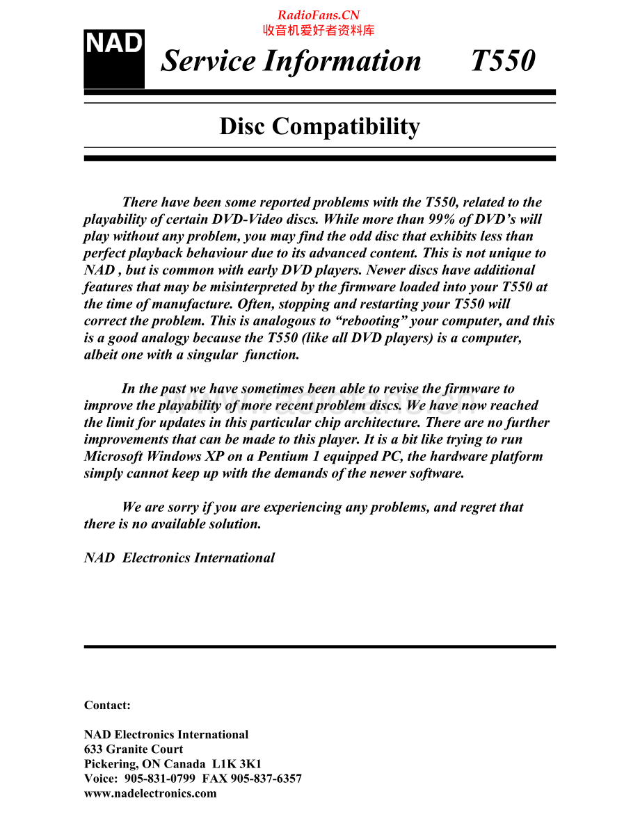 NAD-T550-cd-si1(1) 维修电路原理图.pdf_第1页