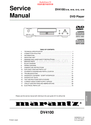 Marantz-DV4100-cd-sm 维修电路原理图.pdf