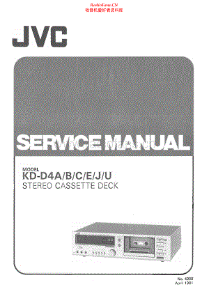 JVC-KDD4-tape-sm 维修电路原理图.pdf