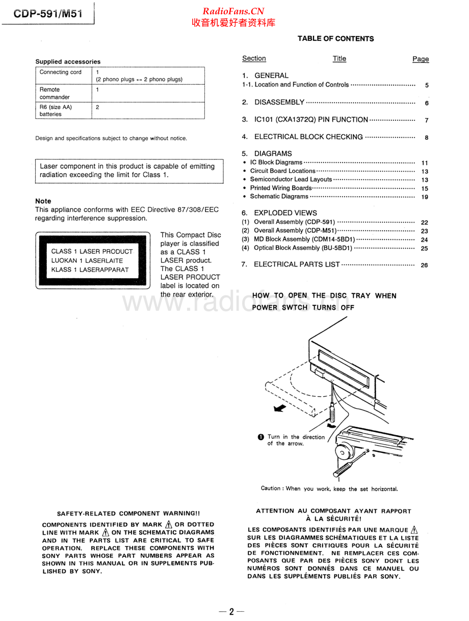 Sony-CDP591-cd-sm 维修电路原理图.pdf_第2页