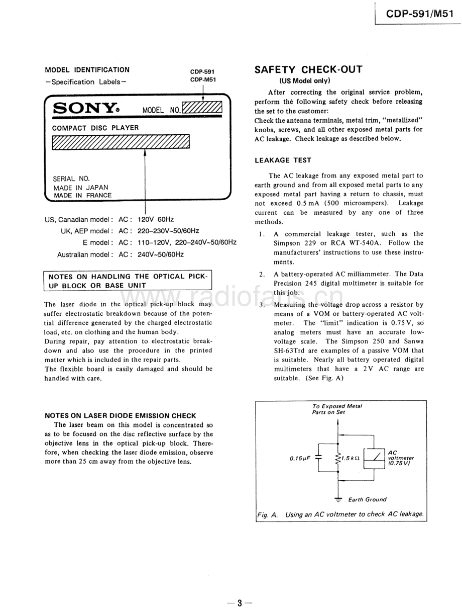 Sony-CDP591-cd-sm 维修电路原理图.pdf_第3页