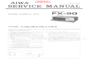 Aiwa-FX90-tape-sm维修电路原理图.pdf