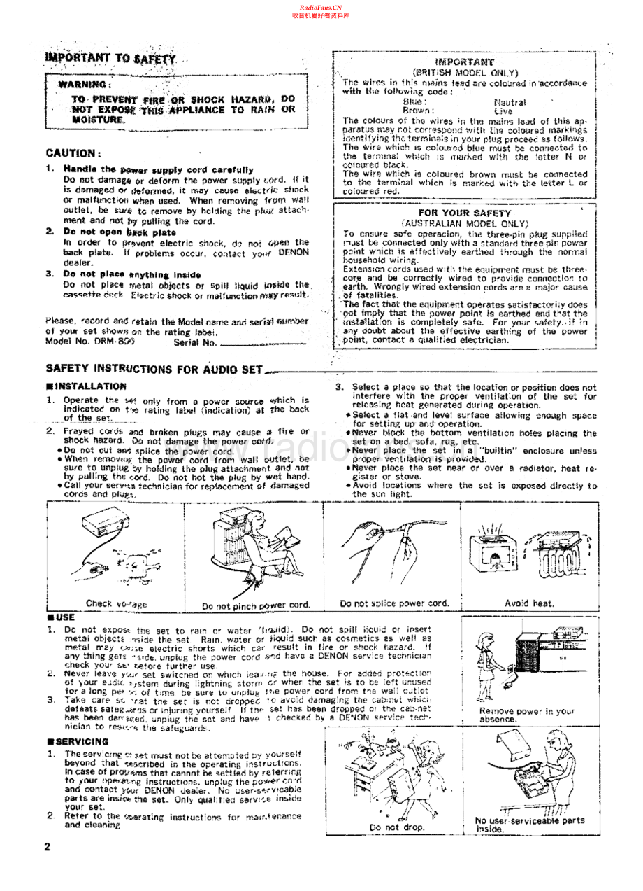 Denon-DRM800-tape-sm维修电路原理图.pdf_第2页