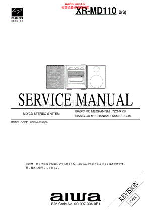 Aiwa-XRMD110-cs-sm维修电路原理图.pdf