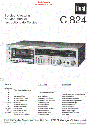 Dual-C824-tape-sm维修电路原理图.pdf