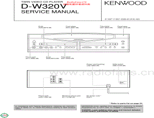 Kenwood-DW320V-cd-sm 维修电路原理图.pdf