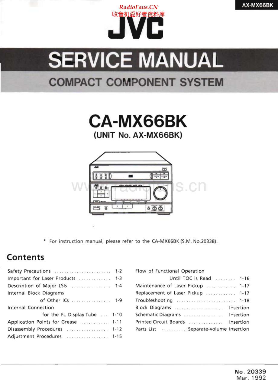 JVC-CAMX66BK-cs-sch 维修电路原理图.pdf_第1页