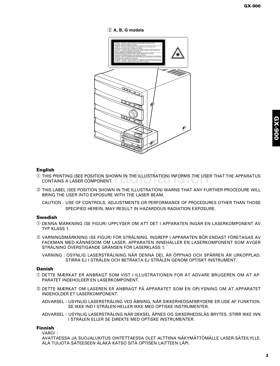 Yamaha-GX900-cs-sm 维修电路原理图.pdf_第3页