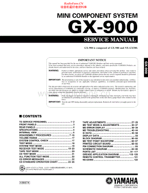 Yamaha-GX900-cs-sm 维修电路原理图.pdf