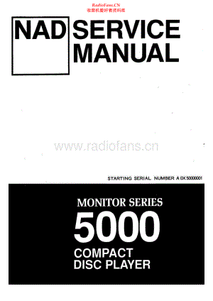 NAD-5000-cd-sm 维修电路原理图.pdf