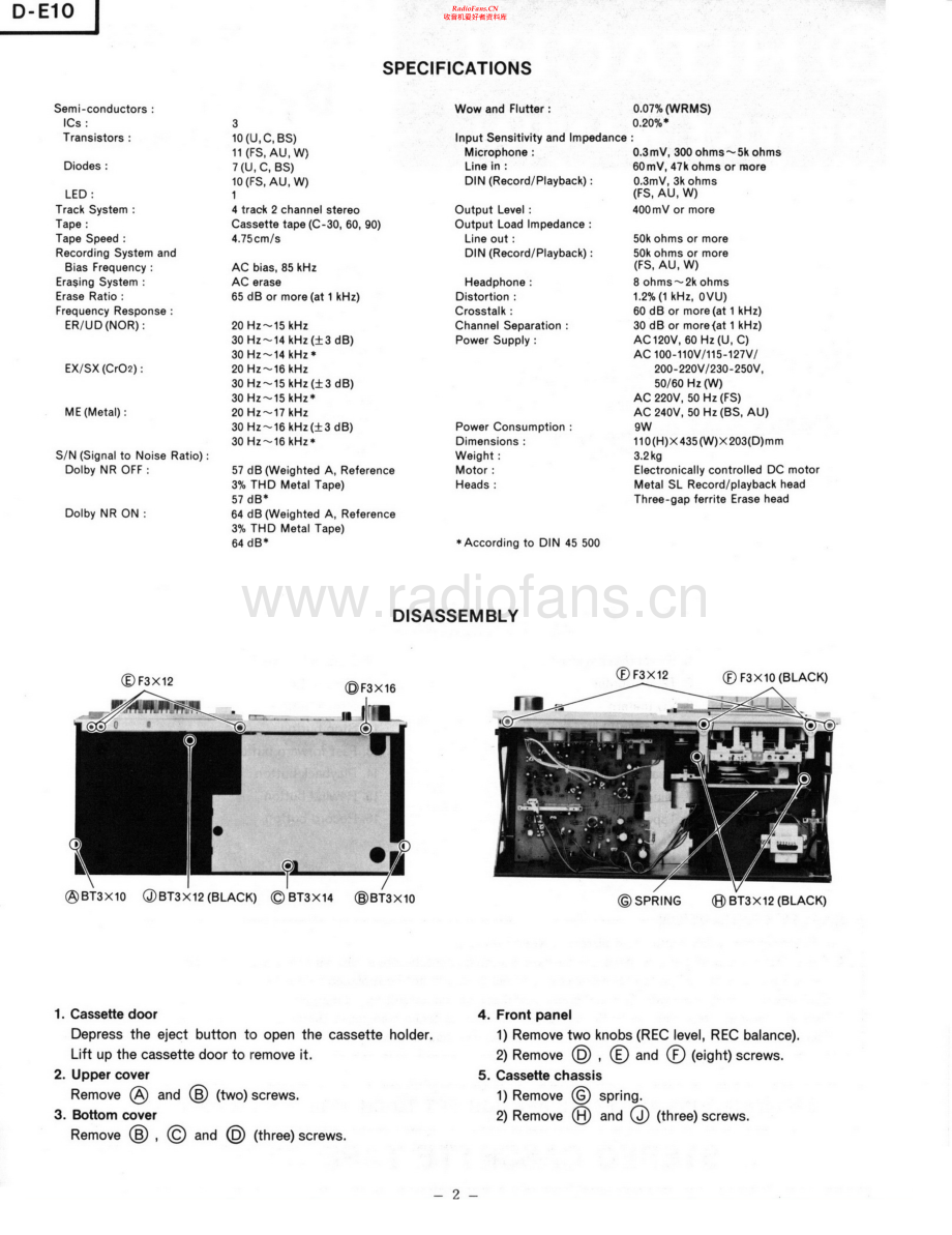 Hitachi-DE10-tape-sch 维修电路原理图.pdf_第2页