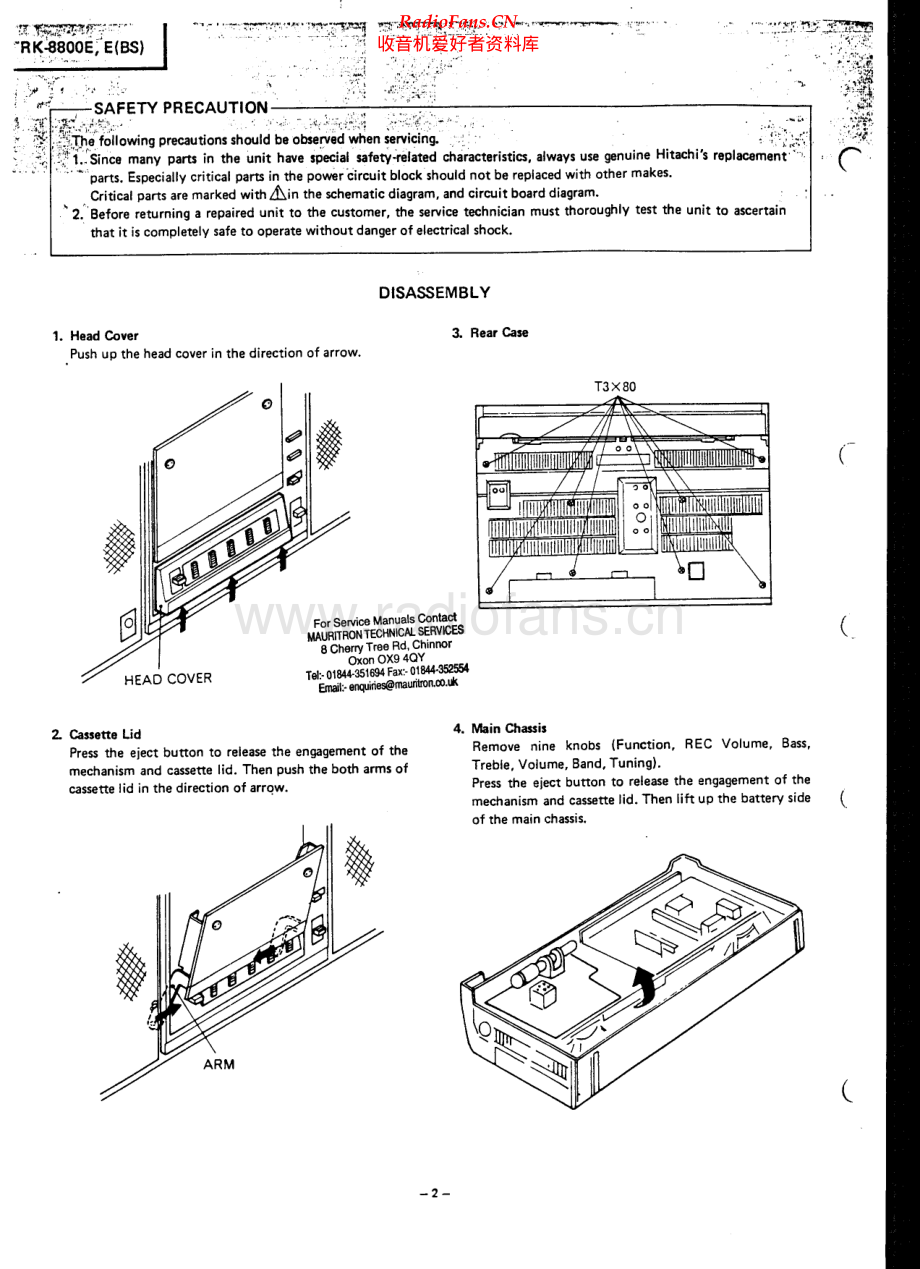 Hitachi-TRK8800EBS-pr-sm 维修电路原理图.pdf_第2页