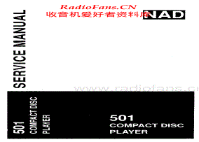 NAD-501-cd-sm 维修电路原理图.pdf