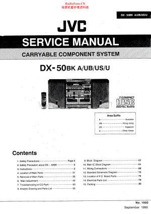 JVC-DX50BK-cs-sm 维修电路原理图.pdf