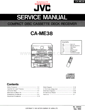 JVC-CAME38-cs-sm 维修电路原理图.pdf