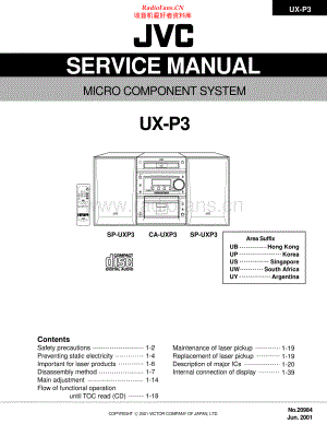 JVC-UXP3-cs-sm 维修电路原理图.pdf