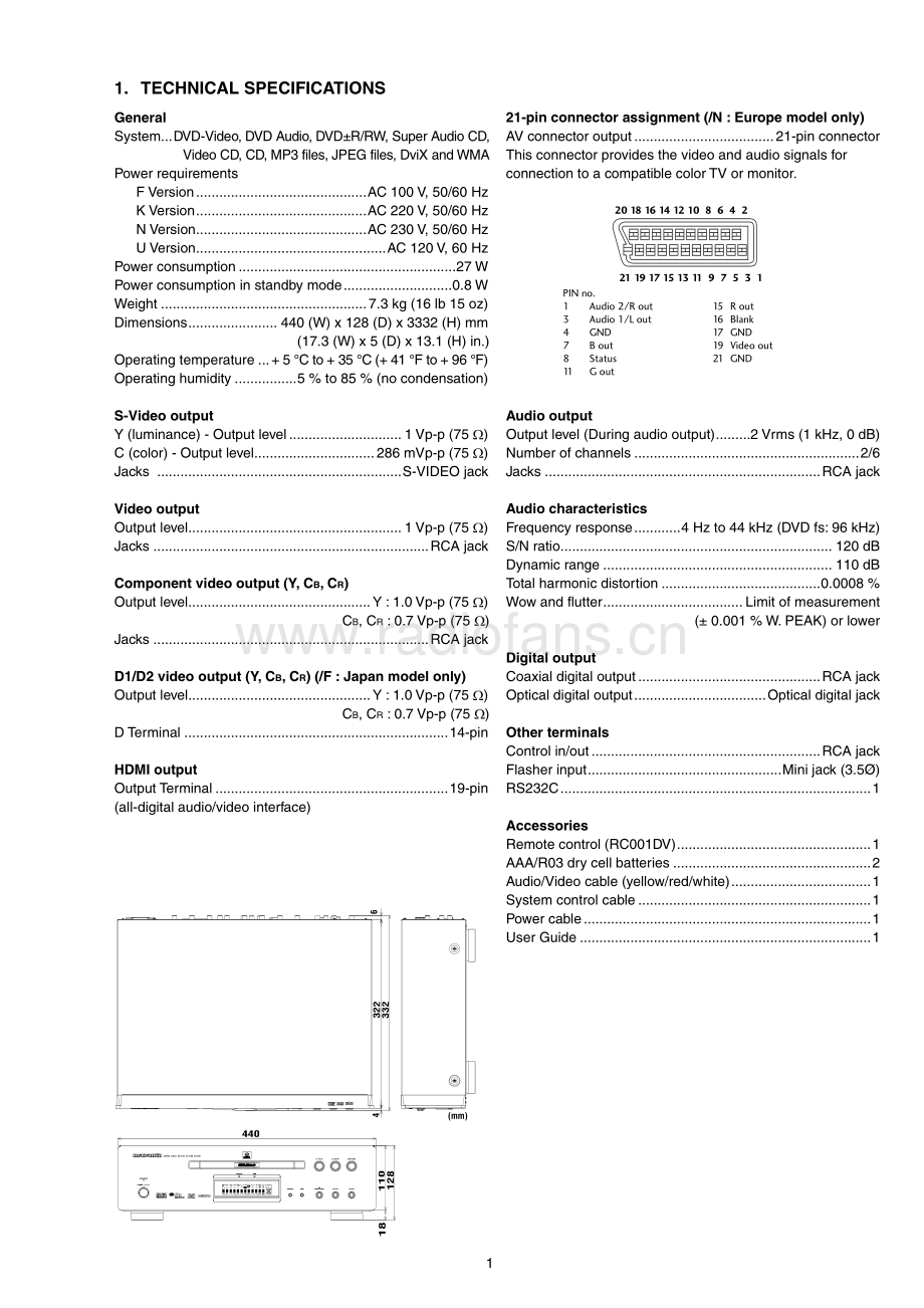 Marantz-DV7001-cd-sm 维修电路原理图.pdf_第3页