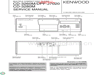 Kenwood-CD3260M-cd-sm 维修电路原理图.pdf